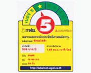 ฉลากประหยัดไฟเบอร์ 5 (PJ-WA163)