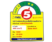 ฉลากประหยัดไฟเบอร์ 5 (KP-B28S)