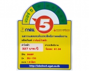 ฉลากประหยัดไฟเบอร์ 5 (EKJ-156)