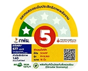 ฉลากประหยัดไฟเบอร์ 5 (PJ-SL163)